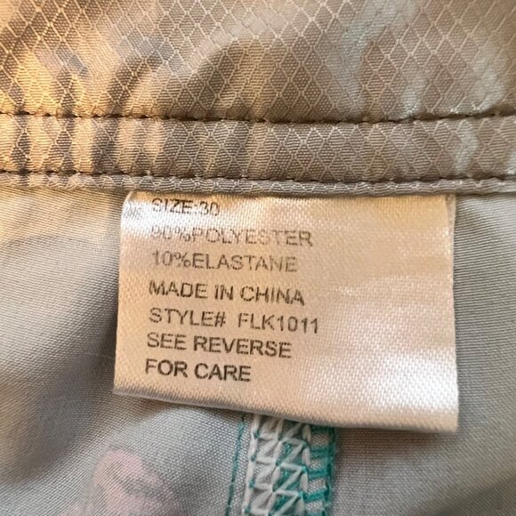 Ron Jon Surf Shop Blue Flamingo Palm‎ Unlined Swim Board Shorts Trunks Sz 30 - Picture 5 of 8